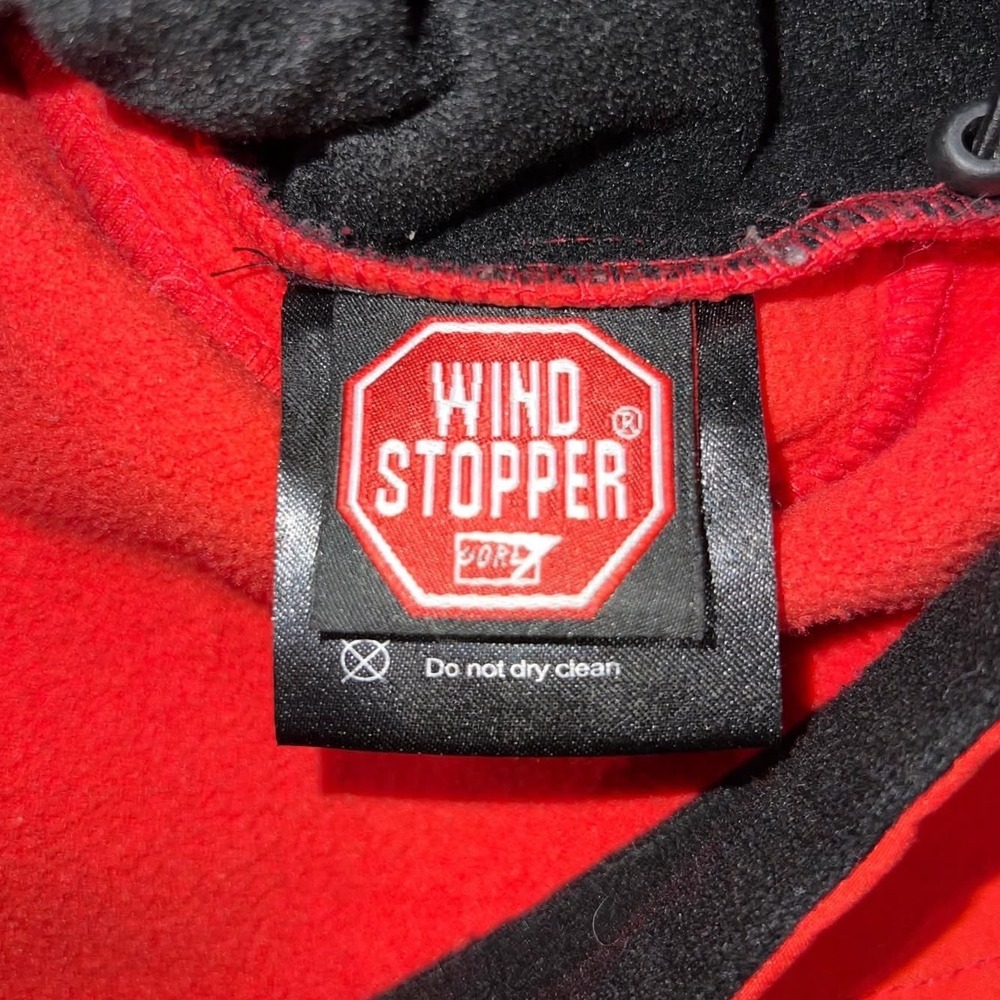 Arcteryx Gore Windstopper Softshell Jacket Womens M Red Fleece Lined Full Zip - Picture 9 of 11